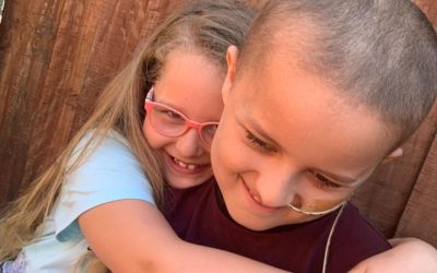 Brother's cancer fight inspires Tilly, 7, to cut off hair for charity