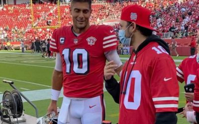 49ers’ Jimmy Garoppolo’s new pregame routine: hosting pediatric cancer patients